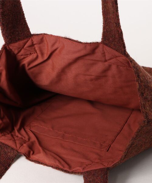 CUBE SUGAR（キューブシュガー）の「CUBE SUGAR/キューブシュガー　リサイクルPW ジャガードアニマル柄 トートBag（トートバッグ・レディース・グレー/ブルー/ブラウン・FREE）」の5枚目の写真