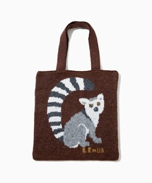 CUBE SUGAR（キューブシュガー）の「CUBE SUGAR/キューブシュガー　リサイクルPW ジャガードアニマル柄 トートBag（トートバッグ）」