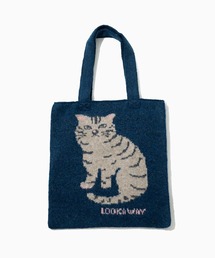 CUBE SUGAR（キューブシュガー）の「CUBE SUGAR/キューブシュガー　リサイクルPW ジャガードアニマル柄 トートBag（トートバッグ）」