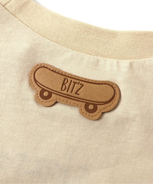 BIT'Z（ビッツ）の「ゆる動物プリント長袖Tシャツ（Tシャツ/カットソー・キッズ・キナリ/ブルー・80/90/95/100/110/120）」の14枚目の写真