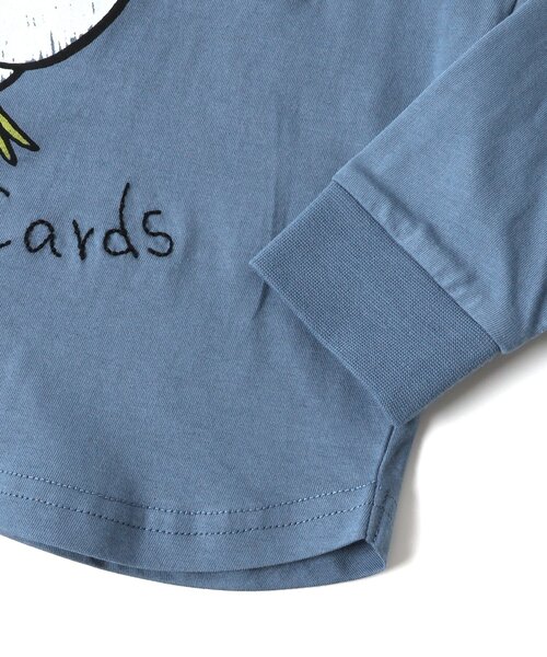 BIT'Z（ビッツ）の「ゆる動物プリント長袖Tシャツ（Tシャツ/カットソー・キッズ・キナリ/ブルー・80/90/95/100/110/120）」の10枚目の写真