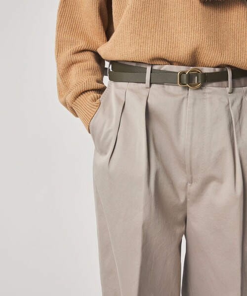 Steven Alan（スティーブンアラン）の「＜Steven Alan＞ ウエポン ニドム イン ツープリーツ ドレス トラウザーズ（スラックス・メンズ・グレー/ナチュラル/ダークグレー・S/M/L/XL）」の5枚目の写真