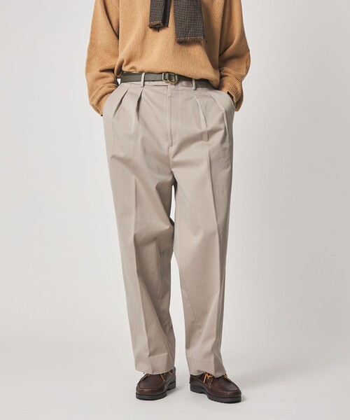 Steven Alan（スティーブンアラン）の「＜Steven Alan＞ ウエポン ニドム イン ツープリーツ ドレス トラウザーズ（スラックス・メンズ・グレー/ナチュラル/ダークグレー・S/M/L/XL）」の7枚目の写真