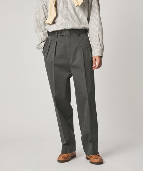 Steven Alan（スティーブンアラン）の「＜Steven Alan＞ ウエポン ニドム イン ツープリーツ ドレス トラウザーズ（スラックス・メンズ・グレー/ナチュラル/ダークグレー・S/M/L/XL）」の14枚目の写真