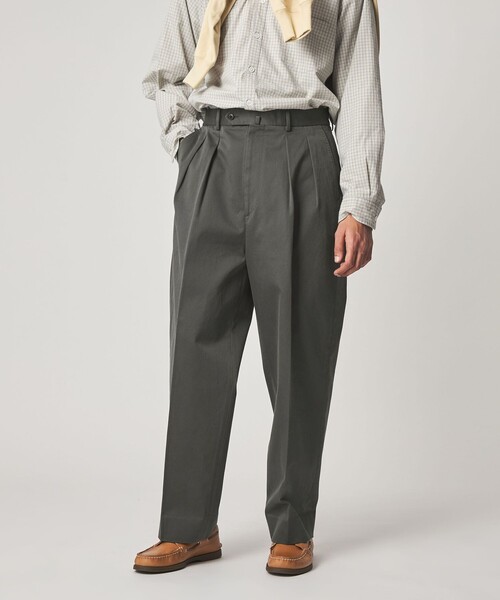 Steven Alan（スティーブンアラン）の「＜Steven Alan＞ ウエポン ニドム イン ツープリーツ ドレス トラウザーズ（スラックス・メンズ・グレー/ナチュラル/ダークグレー・S/M/L/XL）」の15枚目の写真