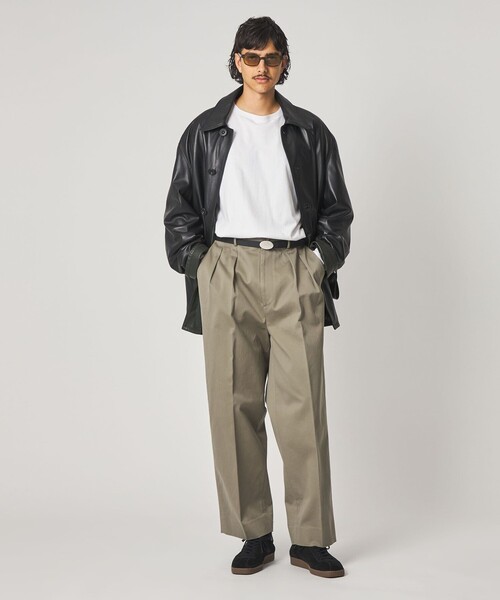 Steven Alan（スティーブンアラン）の「＜Steven Alan＞ ウエポン ニドム イン ツープリーツ ドレス トラウザーズ（スラックス・メンズ・グレー/ナチュラル/ダークグレー・S/M/L/XL）」の16枚目の写真