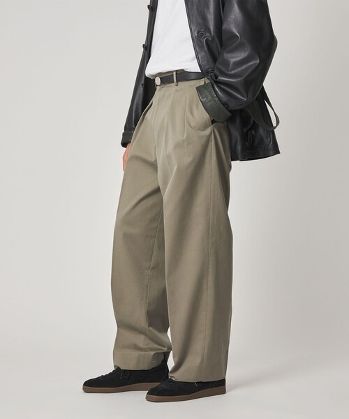 Steven Alan（スティーブンアラン）の「＜Steven Alan＞ ウエポン ニドム イン ツープリーツ ドレス トラウザーズ（スラックス・メンズ・グレー/ナチュラル/ダークグレー・S/M/L/XL）」の18枚目の写真