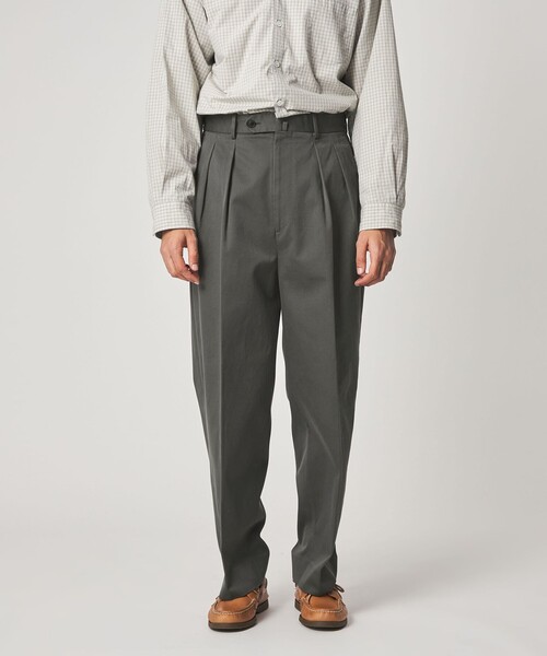 Steven Alan（スティーブンアラン）の「＜Steven Alan＞ ウエポン ニドム イン ツープリーツ ドレス トラウザーズ（スラックス・メンズ・グレー/ナチュラル/ダークグレー・S/M/L/XL）」の20枚目の写真