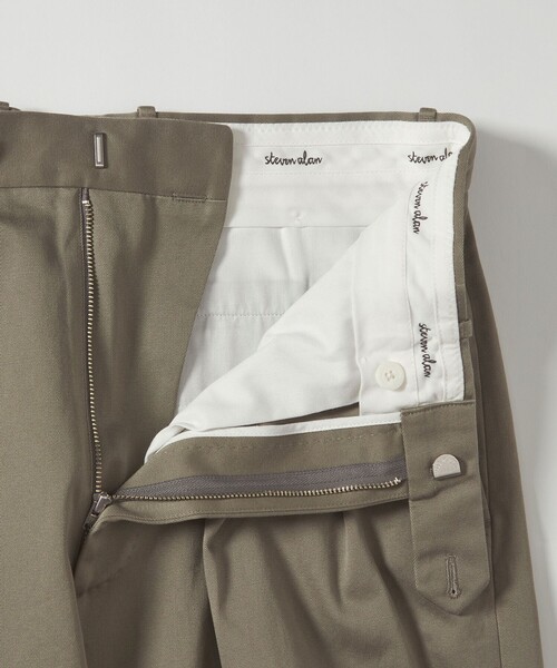 Steven Alan（スティーブンアラン）の「＜Steven Alan＞ ウエポン ニドム イン ツープリーツ ドレス トラウザーズ（スラックス・メンズ・グレー/ナチュラル/ダークグレー・S/M/L/XL）」の9枚目の写真