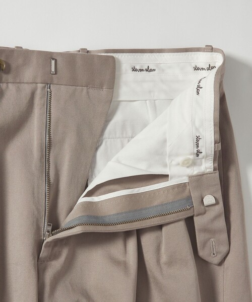 Steven Alan（スティーブンアラン）の「＜Steven Alan＞ ウエポン ニドム イン ツープリーツ ドレス トラウザーズ（スラックス・メンズ・グレー/ナチュラル/ダークグレー・S/M/L/XL）」の13枚目の写真