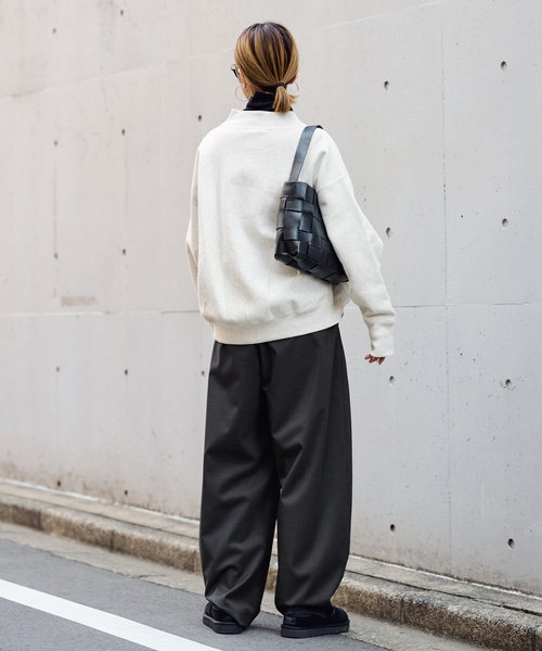 FRAMeWORK（フレームワーク）の「タックカーブバックゴムパンツ（スラックス・レディース・アイボリー・38/36）」の20枚目の写真