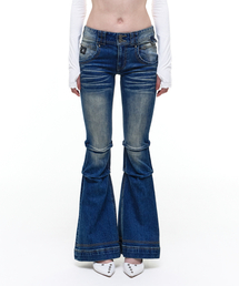 OPUS 0012（オーパス0012）の「Op. 09 STUNNER FLARE DENIM PANTS M/BLUE（デニムパンツ）」