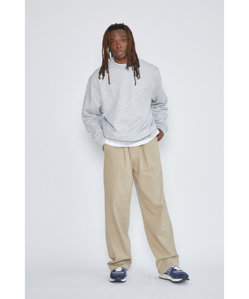 WHOLOVESART(フーラブズアート)の「one-tuck wide banding cotton pants beige(その他パンツ・メンズ・その他・LARGE)」の5枚目の写真