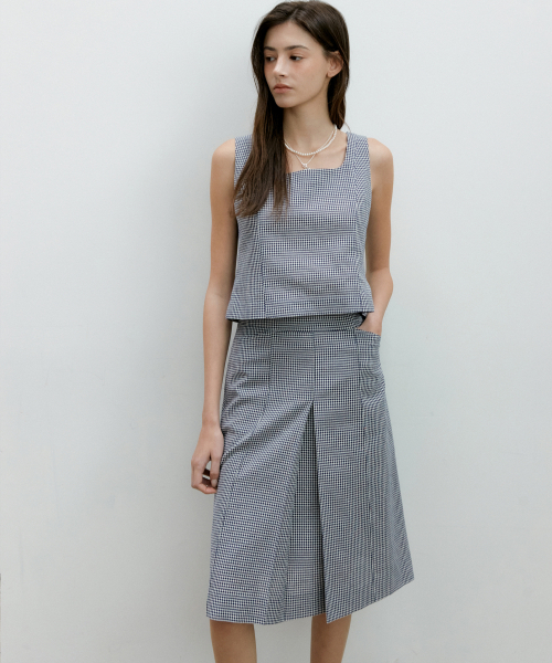 OCTETTE(オテット)の「GLAM CHECK SK_NAVY(スカート・レディース・その他・SMALL/MEDIUM)」の2枚目の写真
