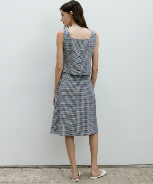 OCTETTE(オテット)の「GLAM CHECK SK_NAVY(スカート・レディース・その他・SMALL/MEDIUM)」の3枚目の写真