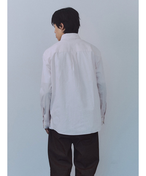 KIJUN MEN（キジュンメンズ）の「Natural Stripe Button Down Shirt Pink（シャツ/ブラウス・メンズ・その他・LARGE/X-LARGE）」の3枚目の写真