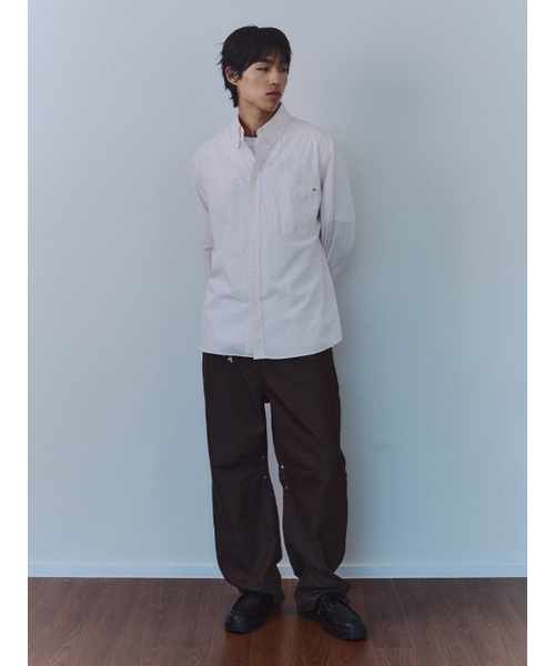 KIJUN MEN（キジュンメンズ）の「Natural Stripe Button Down Shirt Pink（シャツ/ブラウス・メンズ・その他・LARGE/X-LARGE）」の4枚目の写真