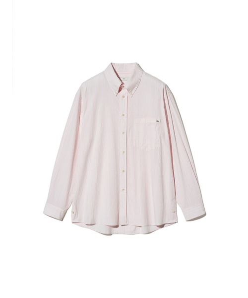 KIJUN MEN（キジュンメンズ）の「Natural Stripe Button Down Shirt Pink（シャツ/ブラウス・メンズ・その他・LARGE/X-LARGE）」の5枚目の写真