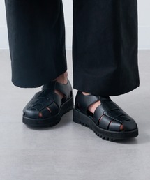 Jalan Sriwijaya/99057/2081/CALF/BLACK/VIBRAM SOLE（サンダル