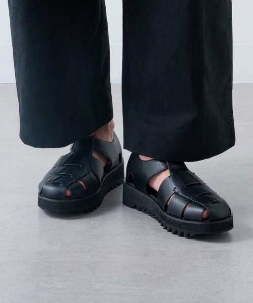 【MAISON CLUB】厚底SHARK SOLE GRUKHA SANDALS シャークソールグルカサンダル