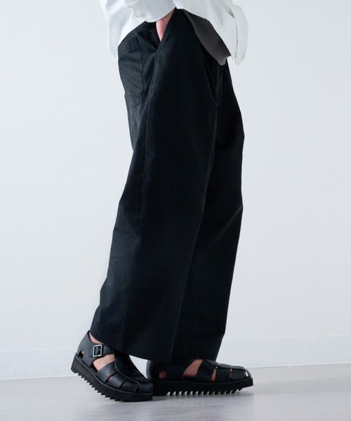 MAISON CLUB(メゾンクラブ)の「【MAISON CLUB】厚底SHARK SOLE GRUKHA SANDALS シャークソールグルカサンダル(サンダル・メンズ・ブラック・LL/M/L)」の13枚目の写真