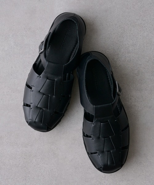 MAISON CLUB(メゾンクラブ)の「【MAISON CLUB】厚底SHARK SOLE GRUKHA SANDALS シャークソールグルカサンダル(サンダル・メンズ・ブラック・LL/M/L)」の12枚目の写真