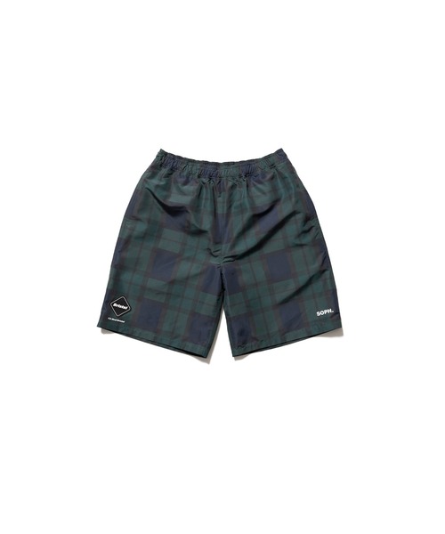 F.C.Real Bristol for Kids(エフシーレアルブリストルフォーキッズ)の「PLAID PRACTICE SHORTS(その他パンツ・キッズ・グレー/ネイビー・MEDIUM/LARGE)」の2枚目の写真