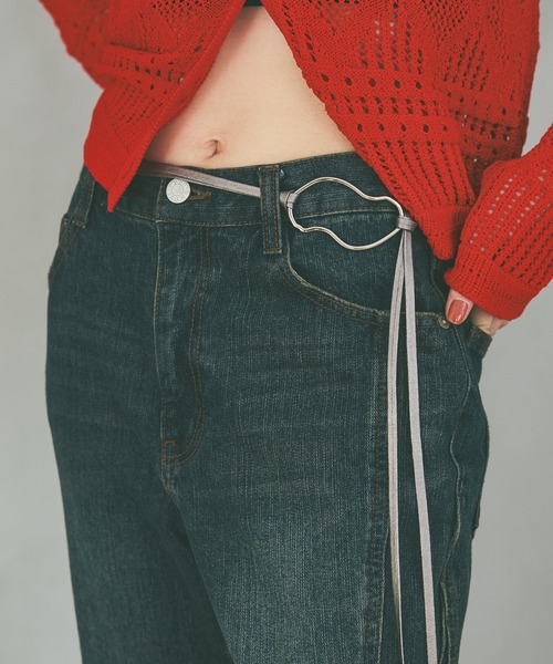 PAGEBOY（ページボーイ）の「メタルベルトチャーム（ベルト・レディース・ブラック/ブラウン・FREE）」の2枚目の写真