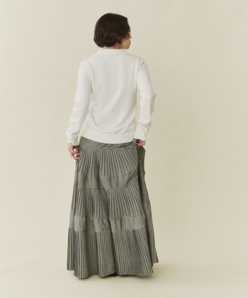 FUULLY STUDIO(フーリィーステューディオ)の「プリーツティアードスカート(スカート・レディース・チェック・FREE)」の4枚目の写真