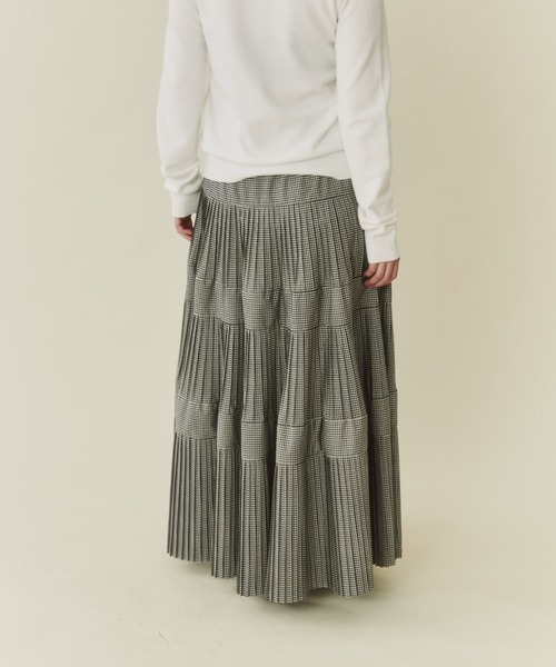 FUULLY STUDIO(フーリィーステューディオ)の「プリーツティアードスカート(スカート・レディース・チェック・FREE)」の13枚目の写真