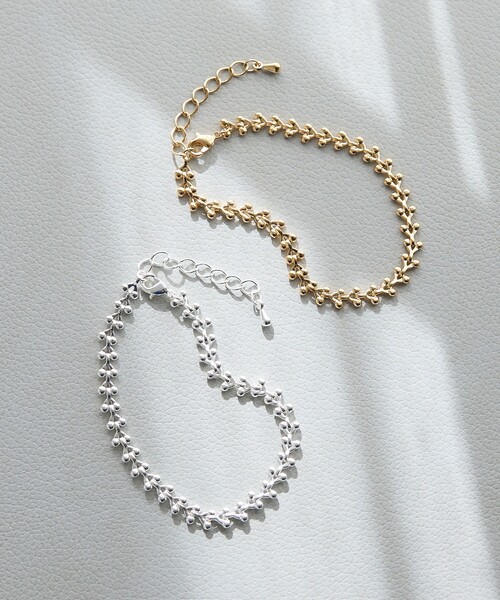 collex(コレックス)の「【dignif】【金属アレルギー対応】ロウリーブスブレスレット(ブレスレット・レディース・ゴールド/シルバー・フリー)」の3枚目の写真