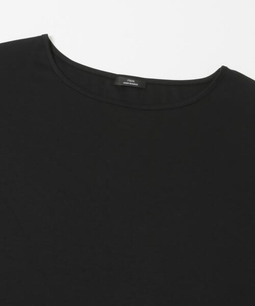 ITEMS URBANRESEARCH(アイテムズ アーバンリサーチ)の「シルケットボートネックロンTシャツ(Tシャツ/カットソー・レディース・アイボリー/ブラック/チャコールグレー・FREE)」の17枚目の写真