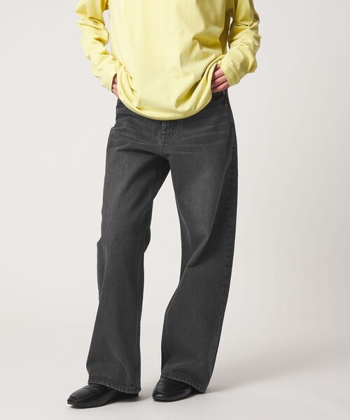 CITEN（シテン）の「＜CITEN＞エッセンシャルストレートデニム（デニムパンツ・レディース・コバルトブルー/ライトブルー/ブラック・S/M/L）」の2枚目の写真