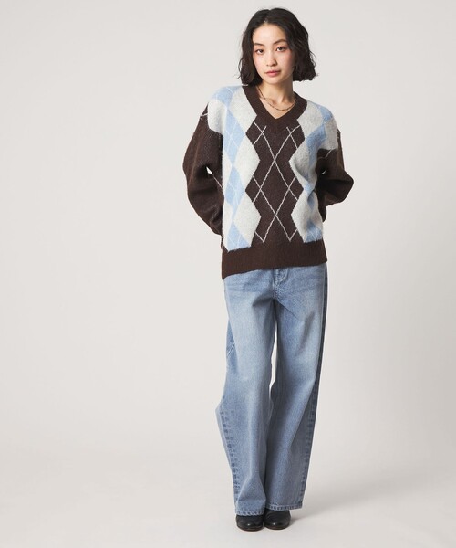 CITEN（シテン）の「＜CITEN＞エッセンシャルストレートデニム（デニムパンツ・レディース・コバルトブルー/ライトブルー/ブラック・S/M/L）」の5枚目の写真