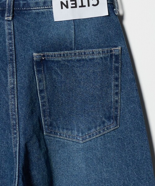 CITEN（シテン）の「＜CITEN＞エッセンシャルストレートデニム（デニムパンツ・レディース・コバルトブルー/ライトブルー/ブラック・S/M/L）」の19枚目の写真
