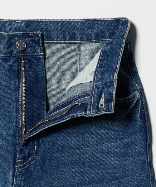 CITEN（シテン）の「＜CITEN＞エッセンシャルストレートデニム（デニムパンツ・レディース・コバルトブルー/ライトブルー/ブラック・S/M/L）」の20枚目の写真