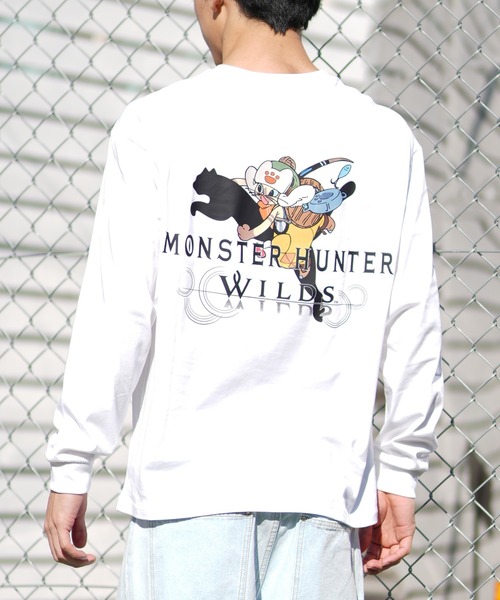 PUMA(プーマ)の「PUMA/プーマ 長袖 Tシャツ ロンT モンスターハンターワイルズ コラボレーション 636485(Tシャツ/カットソー・メンズ・ブラック/ホワイト・XL/L/M)」の1枚目の写真