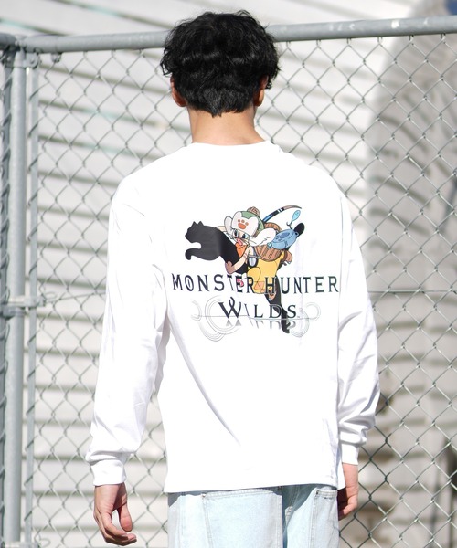 PUMA(プーマ)の「PUMA/プーマ 長袖 Tシャツ ロンT モンスターハンターワイルズ コラボレーション 636485(Tシャツ/カットソー・メンズ・ブラック/ホワイト・XL/L/M)」の4枚目の写真