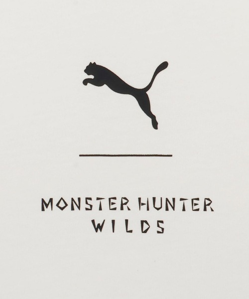 PUMA(プーマ)の「PUMA/プーマ 長袖 Tシャツ ロンT モンスターハンターワイルズ コラボレーション 636485(Tシャツ/カットソー・メンズ・ブラック/ホワイト・XL/L/M)」の12枚目の写真