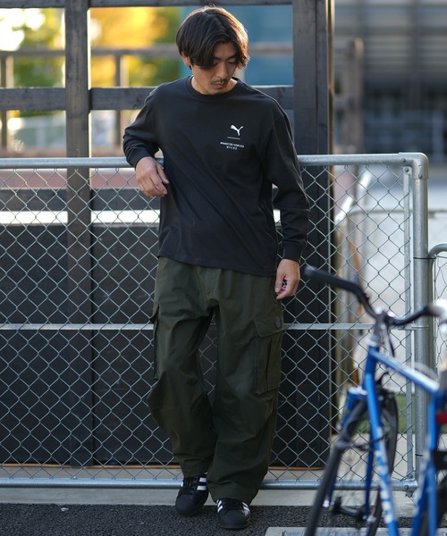PUMA(プーマ)の「PUMA/プーマ 長袖 Tシャツ ロンT モンスターハンターワイルズ コラボレーション 636485(Tシャツ/カットソー・メンズ・ブラック/ホワイト・XL/L/M)」の15枚目の写真