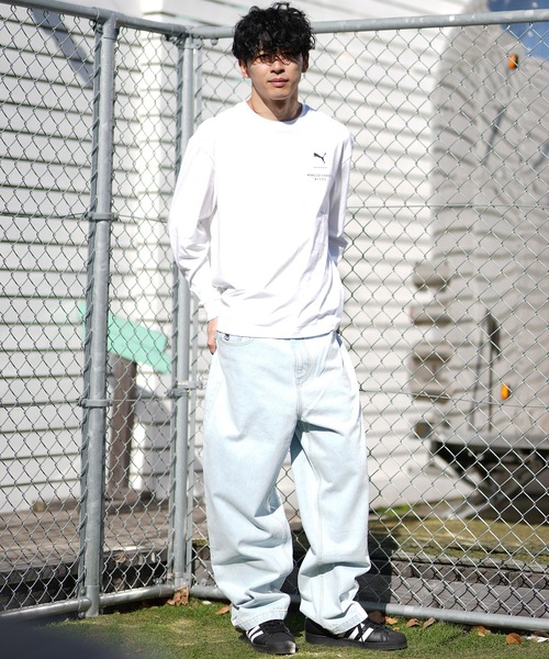 PUMA(プーマ)の「PUMA/プーマ 長袖 Tシャツ ロンT モンスターハンターワイルズ コラボレーション 636485(Tシャツ/カットソー・メンズ・ブラック/ホワイト・XL/L/M)」の5枚目の写真