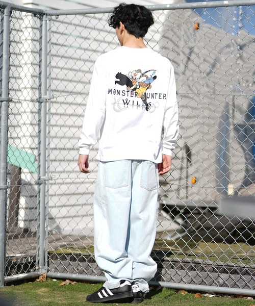 PUMA(プーマ)の「PUMA/プーマ 長袖 Tシャツ ロンT モンスターハンターワイルズ コラボレーション 636485(Tシャツ/カットソー・メンズ・ブラック/ホワイト・XL/L/M)」の7枚目の写真