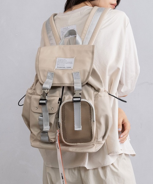 MARECHAL TERRE(マルシャルテル)の「MA-1 バックパック(バックパック/リュック・レディース・グレー/ベージュ/カーキ/ブラック・FREE)」の4枚目の写真