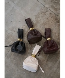 SALTMINT（ソルトミント）の「アクセントポイントワンハンドルギャザーバッグ（ハンドバッグ）」