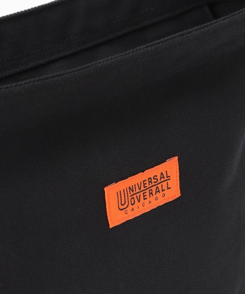 UNIVERSAL OVERALL(ユニバーサルオーバーオール)の「UNIVERSAL OVERALL ユニバーサルオーバーオール キャンバスダブルフェイスショルダーバッグ(ショルダーバッグ・メンズ・ブラック/グレー/オフホワイト/ブルー・FREE)」の7枚目の写真