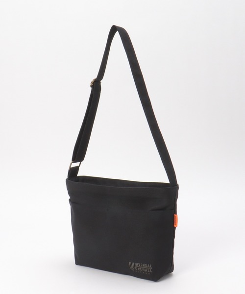 UNIVERSAL OVERALL(ユニバーサルオーバーオール)の「UNIVERSAL OVERALL ユニバーサルオーバーオール キャンバスダブルフェイスショルダーバッグ(ショルダーバッグ・メンズ・ブラック/グレー/オフホワイト/ブルー・FREE)」の16枚目の写真