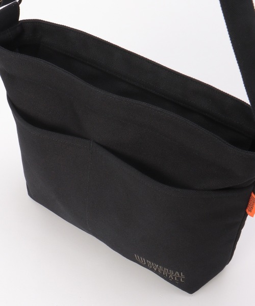 UNIVERSAL OVERALL(ユニバーサルオーバーオール)の「UNIVERSAL OVERALL ユニバーサルオーバーオール キャンバスダブルフェイスショルダーバッグ(ショルダーバッグ・メンズ・ブラック/グレー/オフホワイト/ブルー・FREE)」の12枚目の写真