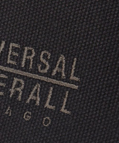UNIVERSAL OVERALL(ユニバーサルオーバーオール)の「UNIVERSAL OVERALL ユニバーサルオーバーオール キャンバスダブルフェイスショルダーバッグ(ショルダーバッグ・メンズ・ブラック/グレー/オフホワイト/ブルー・FREE)」の5枚目の写真