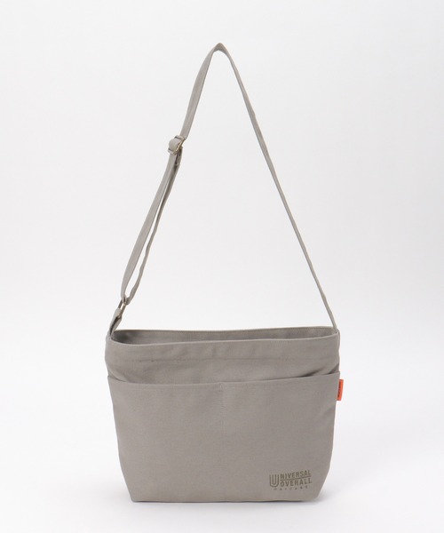 UNIVERSAL OVERALL(ユニバーサルオーバーオール)の「UNIVERSAL OVERALL ユニバーサルオーバーオール キャンバスダブルフェイスショルダーバッグ(ショルダーバッグ・メンズ・ブラック/グレー/オフホワイト/ブルー・FREE)」の20枚目の写真