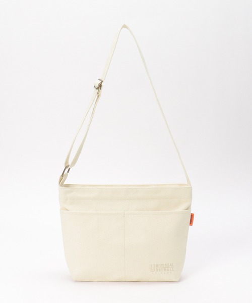 UNIVERSAL OVERALL(ユニバーサルオーバーオール)の「UNIVERSAL OVERALL ユニバーサルオーバーオール キャンバスダブルフェイスショルダーバッグ(ショルダーバッグ・メンズ・ブラック/グレー/オフホワイト/ブルー・FREE)」の21枚目の写真